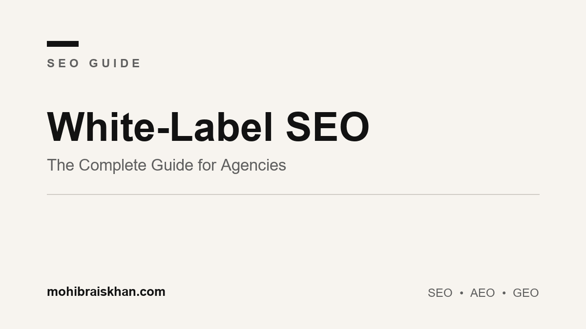 White-label SEO: how agencies resell SEO services under their own brand