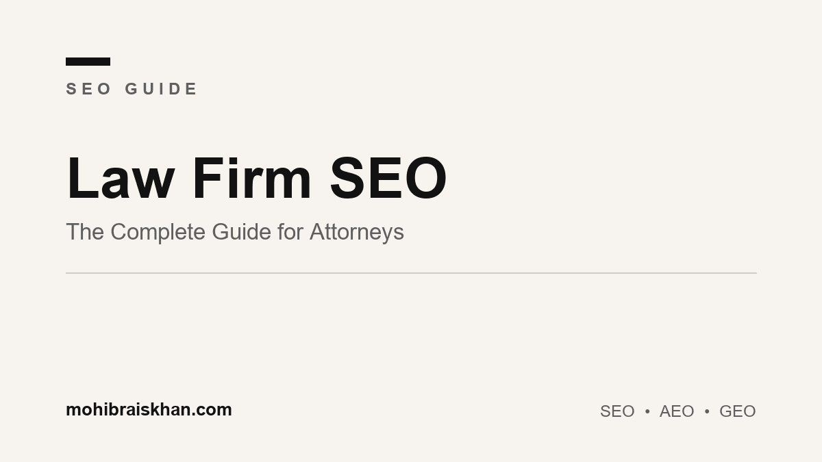 Law firm SEO guide: how attorneys rank on Google and sign more cases