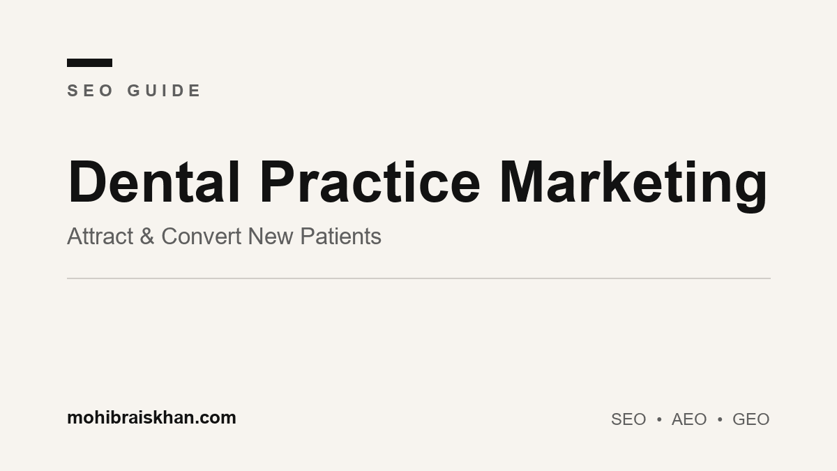 Dental practice marketing: how to attract and convert new patients